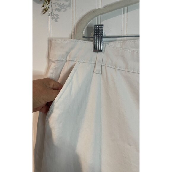 Style & Co. Womens White Wide-Leg Cotton/Spandex Pants Size 20W With Pockets - Picture 4 of 13